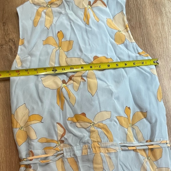 Reiss Sienna Reef dress blue orange floral XS / 0 - Picture 12 of 16